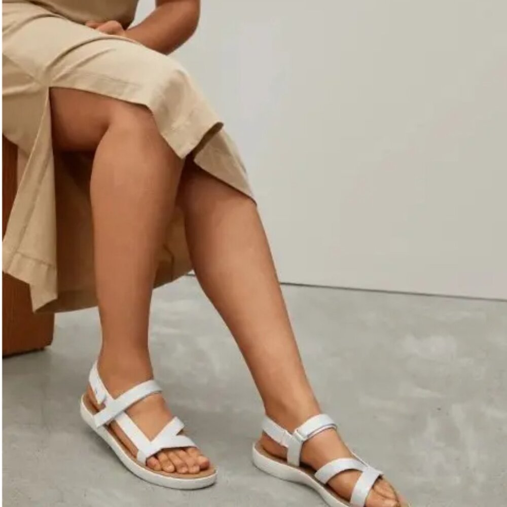 Everlane Women's White Strappy Sandals Size 11